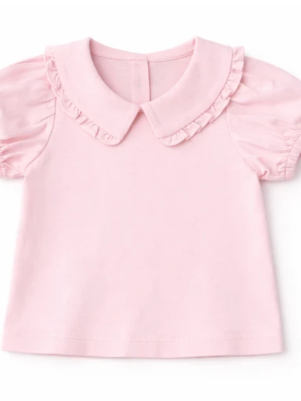 Collared Puff Sleeve Top (Size: 12-18M) NWT